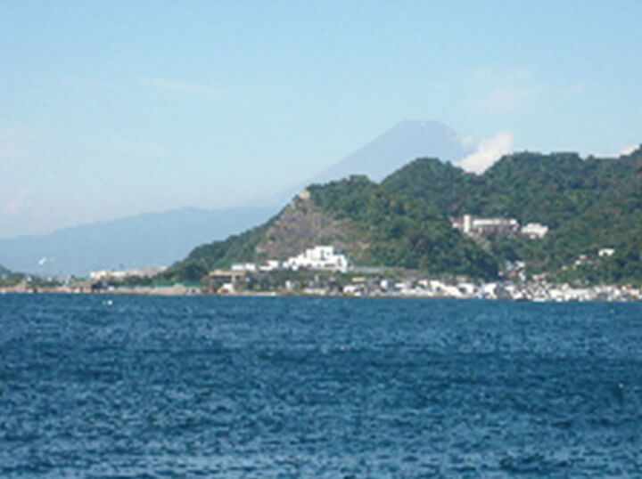 富士山 夏-民宿 ニュー白坂から臨む