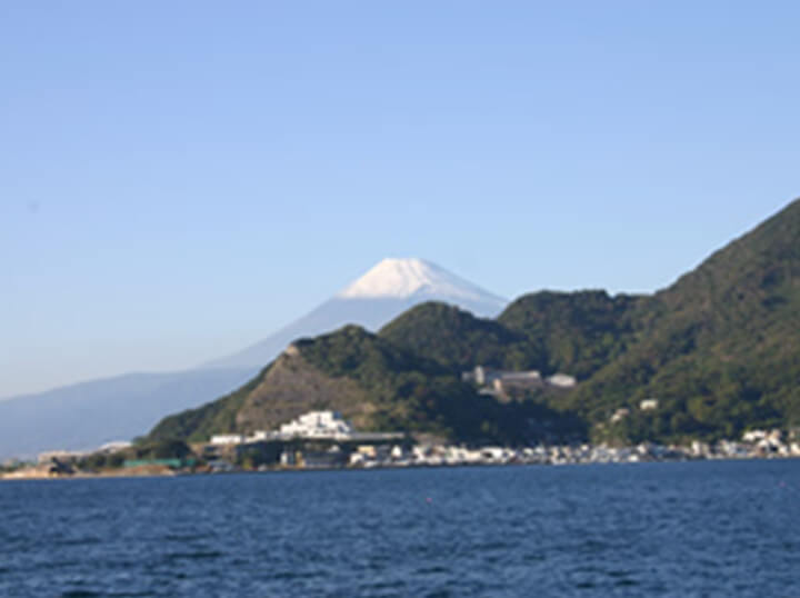 富士山 冬-民宿 ニュー白坂から臨む